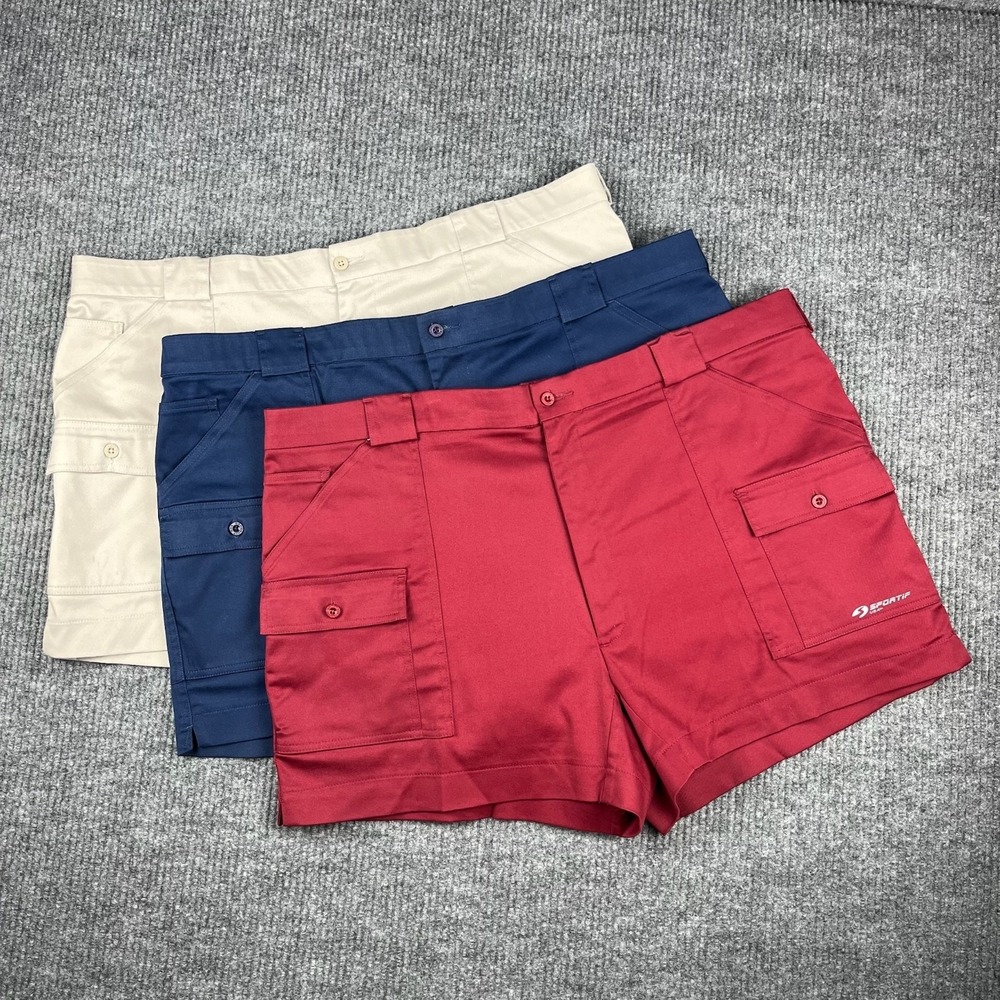 Vtg Y2K Sportif Original Cargo Short Mens 46 LOT of 3 Gorpcore Fishing Utility